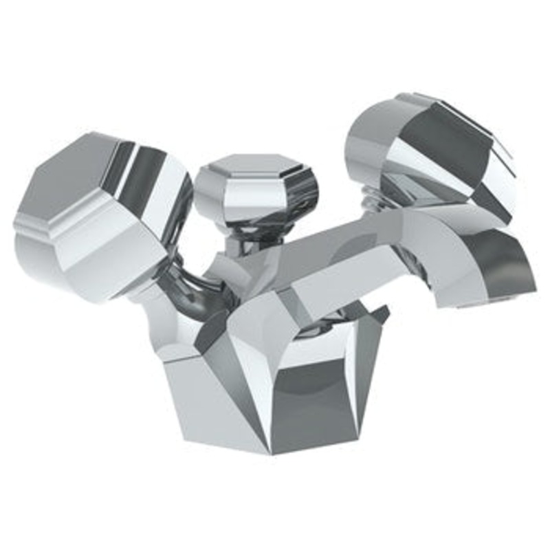 Watermark 314-1-T6 Beverly Deck Mounted 2 Handle Monoblock Lavatory Mixer