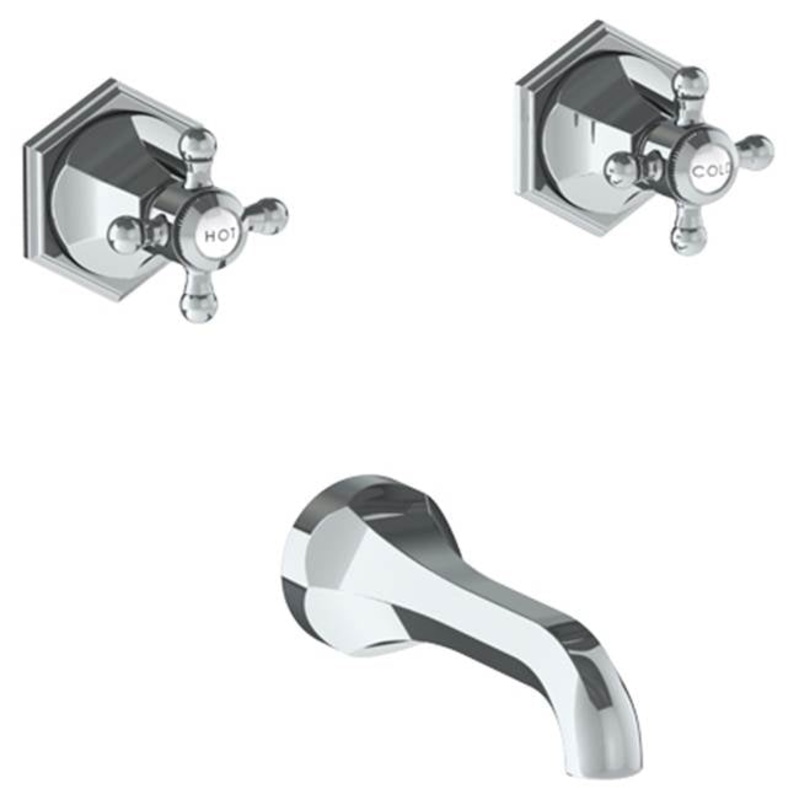 Watermark 314-5-XX Beverly Wall Mounted 3 Hole Bath Set