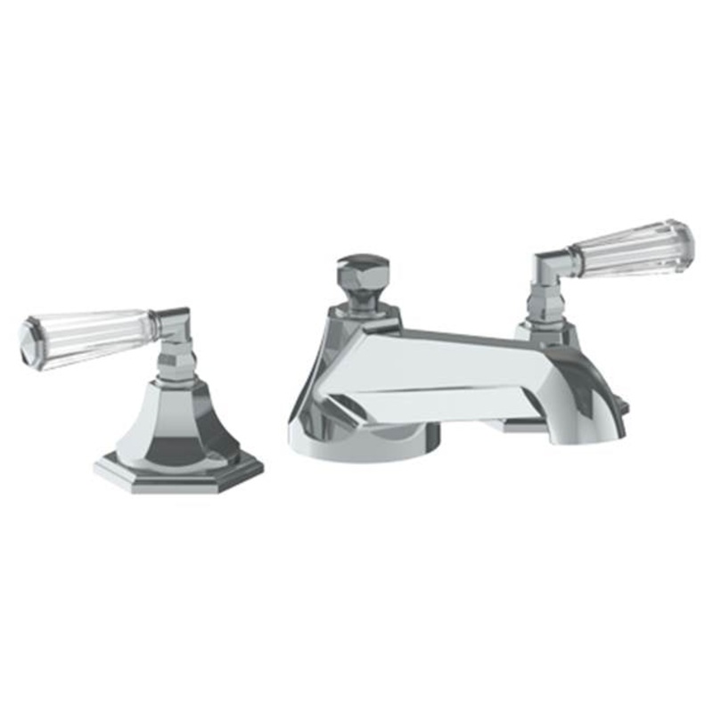 Watermark 314-8-CRY4 Beverly Deck Mounted 3 Hole Bath Set