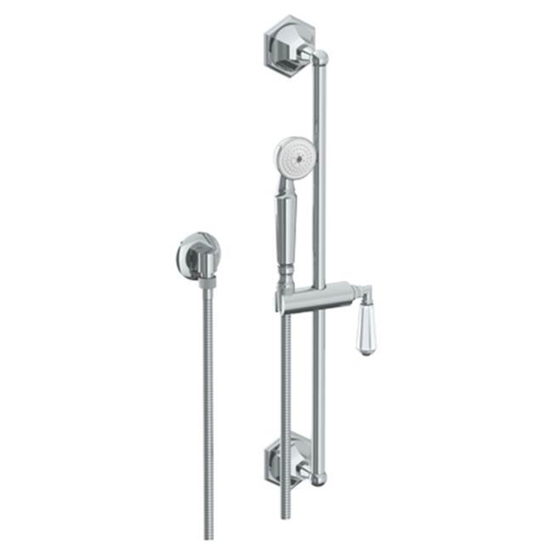 Watermark 314-HSPB1-CRY4 Beverly Positioning Bar Shower Kit With Hand Shower & 69 Hose