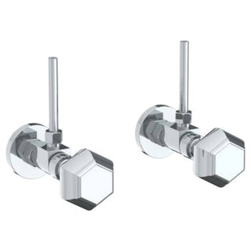 Watermark 314-MAS1-T6 Beverly Lavatory Angle Stop Kit -1/2 Compression X 3/8 Od Compression