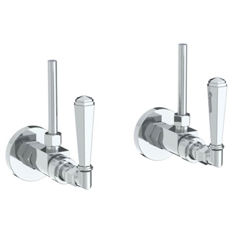 Watermark 314-MAS1-YY Beverly Lavatory Angle Stop Kit -1/2 Compression X 3/8 Od Compression