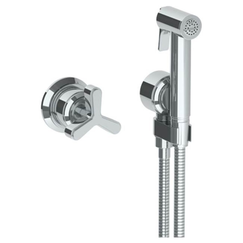 Watermark 29-4.4-TR15 Transitional Wall Mounted Bidet Spray Set & Progressive Mixer With 49 Hose