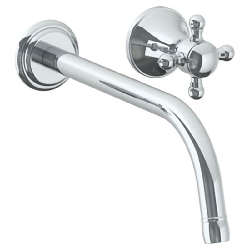 Watermark 313-1.2L-AX York Wall Mounted 2 Hole Lavatory Set With 11 CTC  Spout