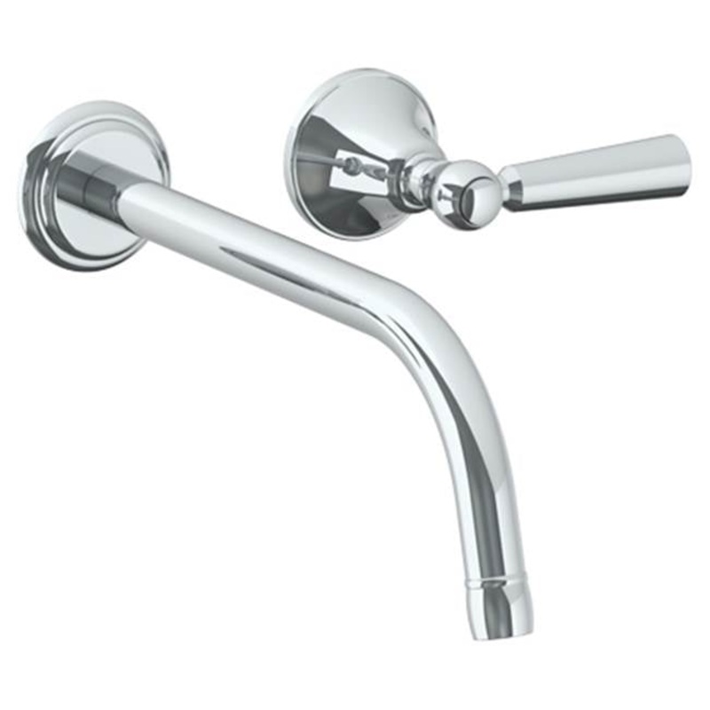 Watermark 313-1.2L-WW York Wall Mounted 2 Hole Lavatory Set With 11 CTC  Spout