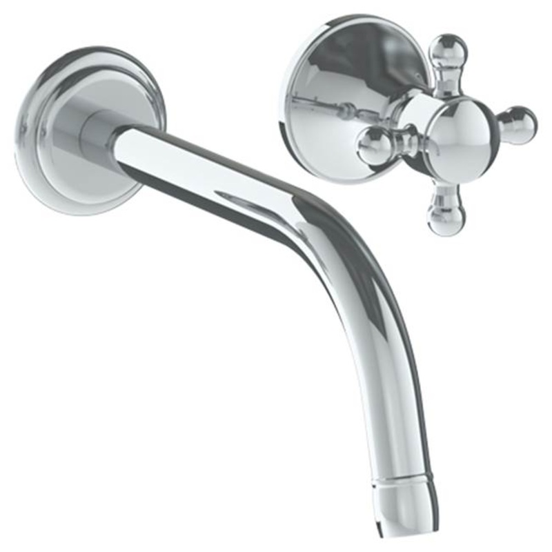 Watermark 313-1.2M-AX York Wall Mounted 2 Hole Lavatory Set With 8 3/8 CTC  Spout