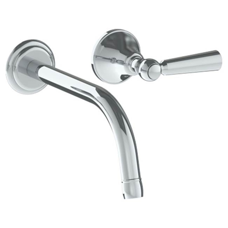 Watermark 313-1.2M-WW York Wall Mounted 2 Hole Lavatory Set With 8 3/8 CTC  Spout