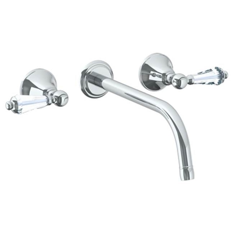 Watermark 313-2.2L-SW York Wall Mounted 3 Hole Lavatory Set With 11 CTC  Spout
