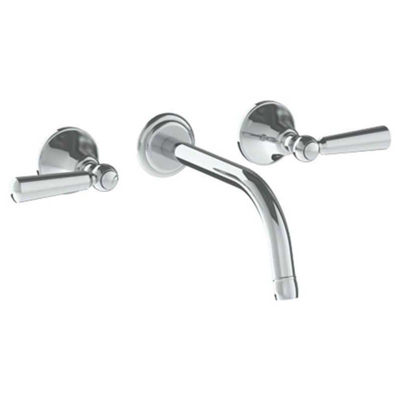 Watermark 313-2.2M-WW York Wall Mounted 3 Hole Lavatory Set With 8 3/8 CTC  Spout