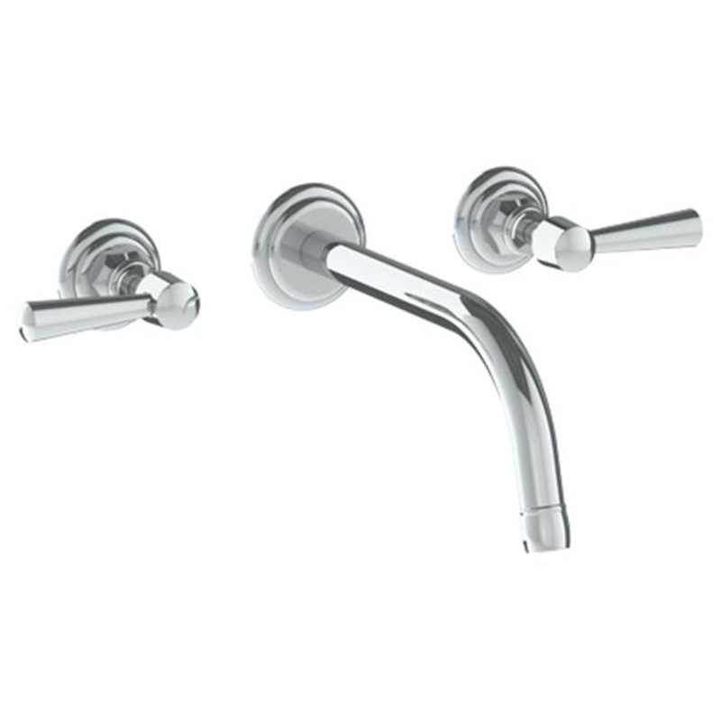 Watermark 313-2.2M-Y2 York Wall Mounted 3 Hole Lavatory Set With 8 3/8 CTC  Spout