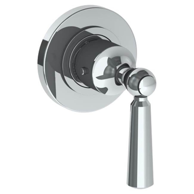 Watermark 313-T15-WW York Wall Mounted Mini Thermostatic Shower Trim 3-1/2 Diameter
