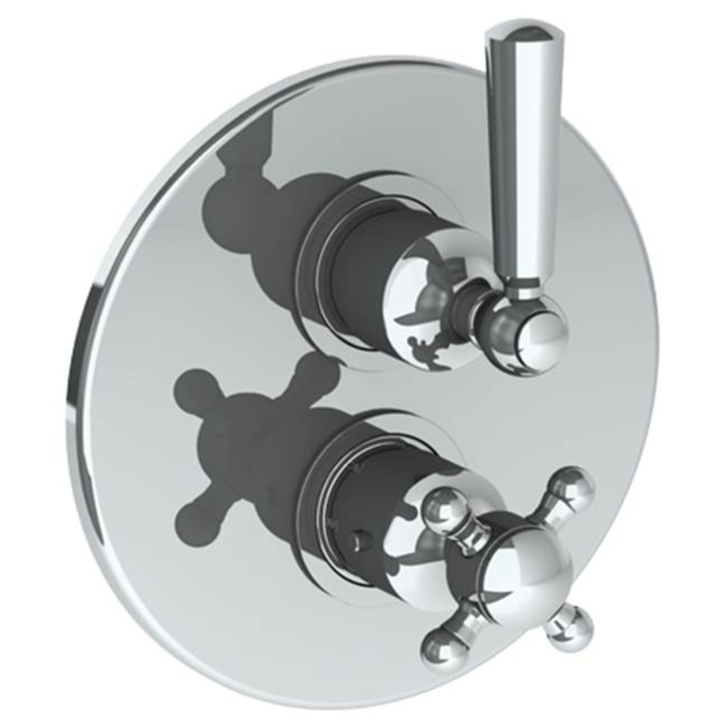 Watermark 313-T20-WW York Wall Mounted Thermostatic Shower Trim With Built-In Control 7-1/2