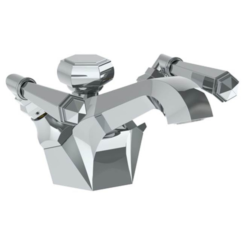 Watermark 314-1-YY Beverly Deck Mounted 2 Handle Monoblock Lavatory Mixer