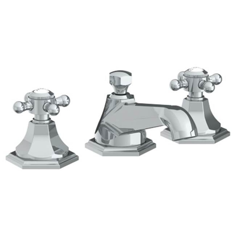 Watermark 314-2-XX Beverly Deck Mounted 3 Hole Lavatory Set