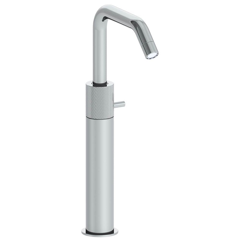 Watermark 22-1.101X-TIC Titanium Deck Mounted Extended Monoblock Angled Lavatory Mixer