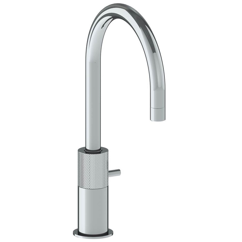 Watermark 22-1.102-TIC Titanium Deck Mounted Monoblock Gooseneck Lavatory Mixer