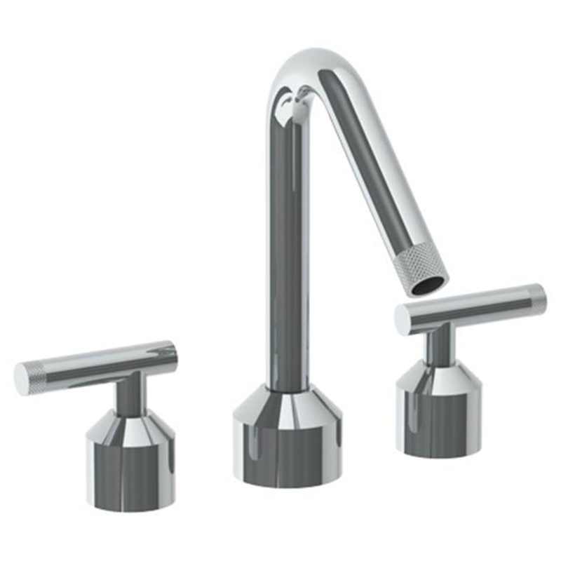 Watermark 25-8-IN14 Urbane Deck Mounted 3 Hole Bath Set With Angled Spout