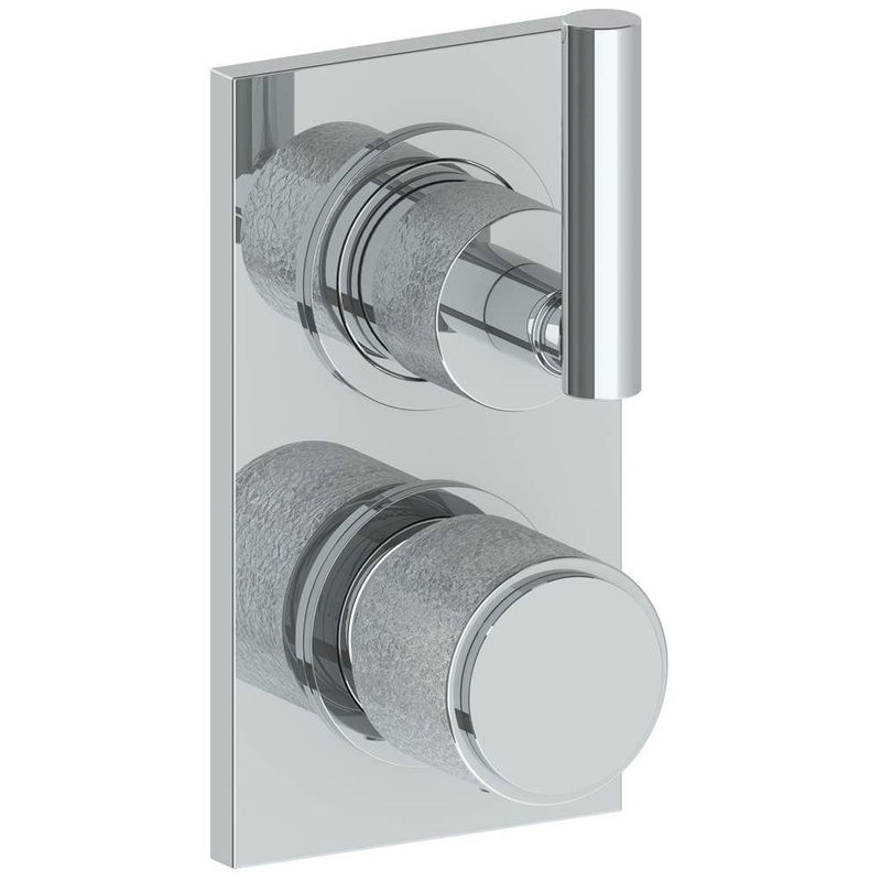 Watermark 27-T25-CL14 Sense Wall Mounted Mini Thermostatic Shower Trim With Built-In Control 3-1/2 X 6-1/4.