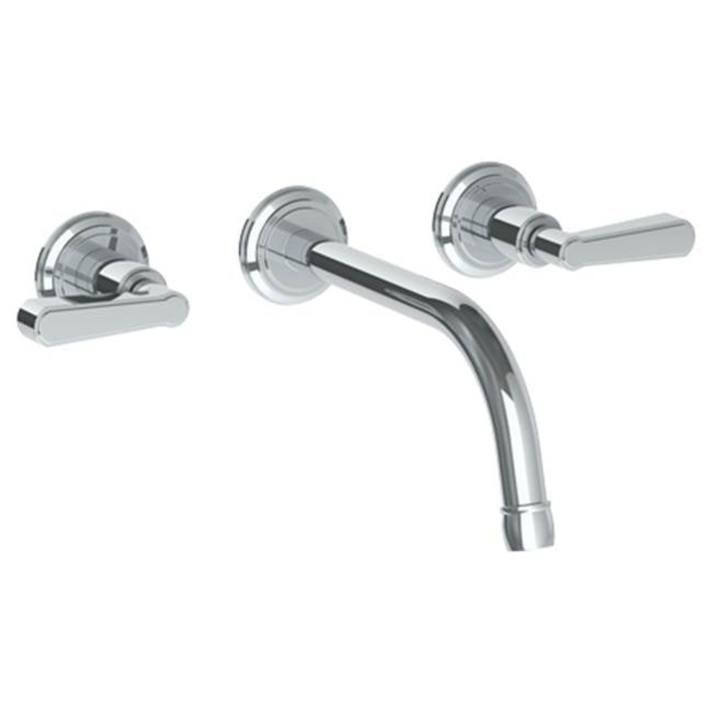 Watermark 30-2.2-TR24 Anika Wall Mounted 3 Hole Lavatory Set With 8 1/8 CTC  Spout