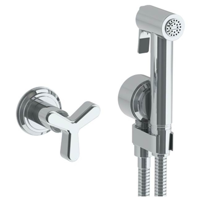 Watermark 30-4.4-TR25 Anika Wall Mounted Bidet Spray Set & Progressive Mixer With 49 Hose