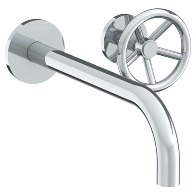 Watermark 31-1.2L-BK Brooklyn Wall Mounted 2 Hole Lavatory Set With 11 7/8 Spout