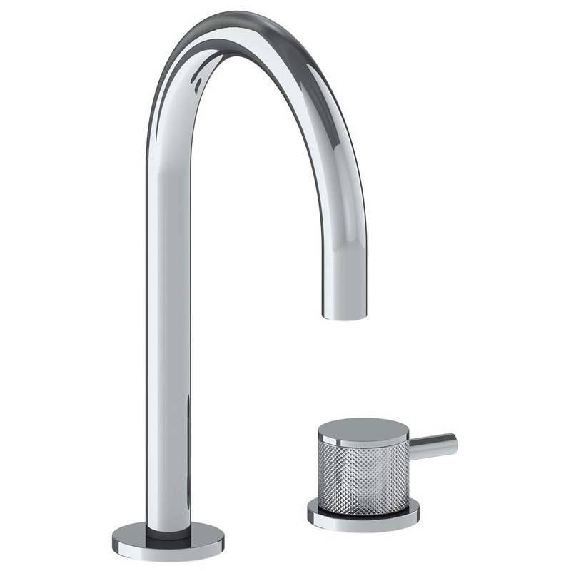 Watermark 22-1.3-TIC Titanium Deck Mounted 2 Hole Gooseneck Lavatory Set