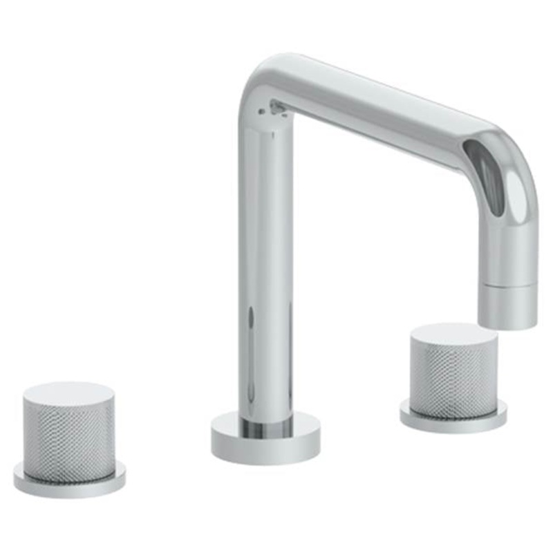 Watermark 22-8.26-TIA Titanium Deck Mounted 3 Hole Square Bath Set