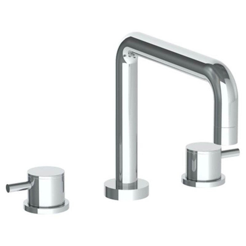 Watermark 22-8.26-TIB Titanium Deck Mounted 3 Hole Square Bath Set
