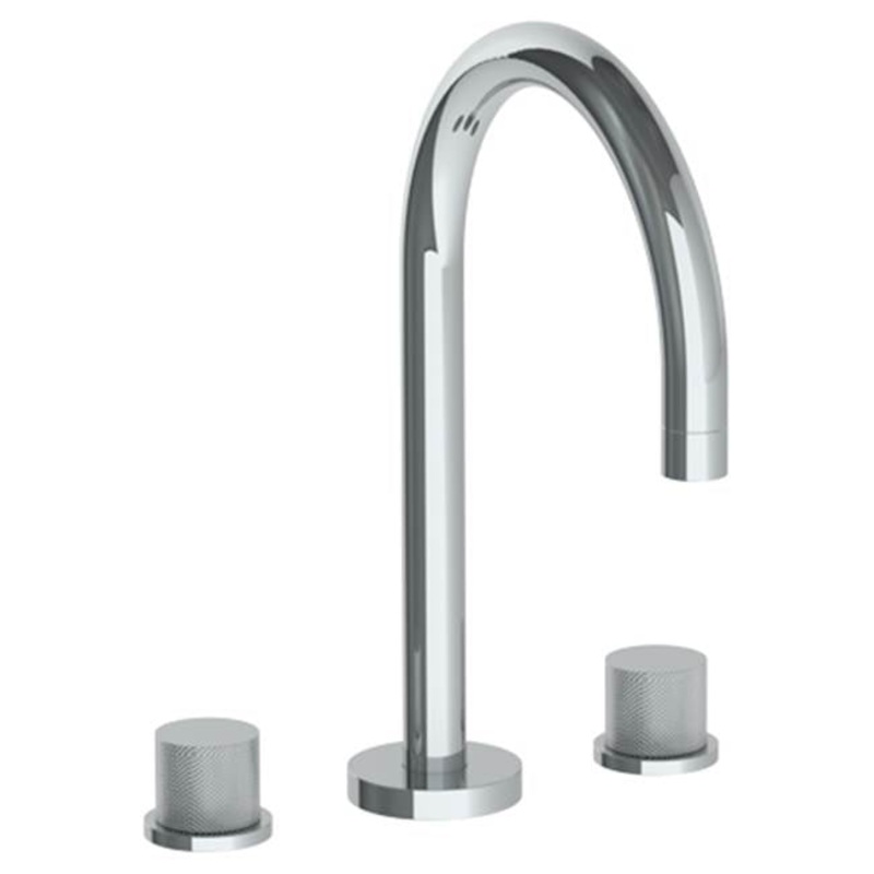 Watermark 22-8-TIA Titanium Deck Mounted 3 Hole Gooseneck Bath Set