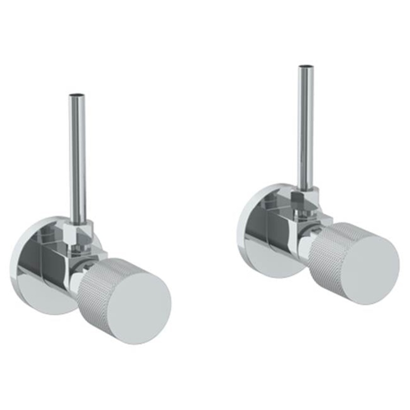 Watermark 22-MAS2-TIA Titanium Lavatory Angle Stop Kit -1/2? IPS X 3/8? Od Compression