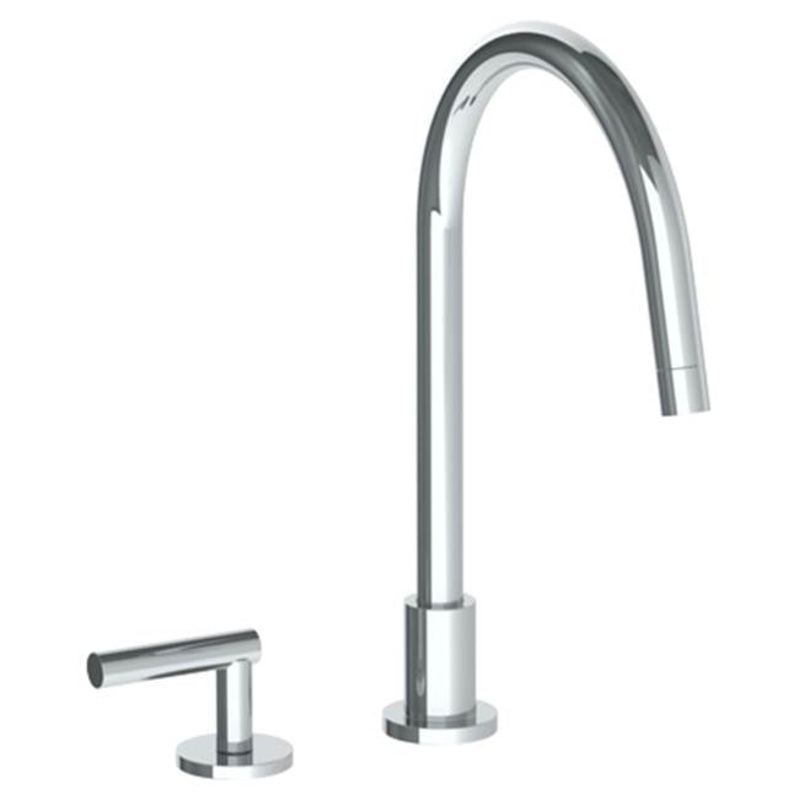 Watermark 23-7.1.3G-L8 Loft 2.0 Deck Mounted 2 Hole Gooseneck Kitchen Faucet