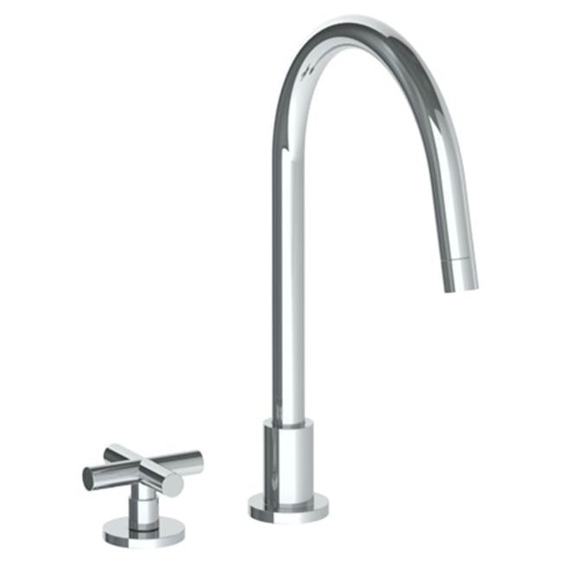 Watermark 23-7.1.3G-L9 Loft 2.0 Deck Mounted 2 Hole Gooseneck Kitchen Faucet