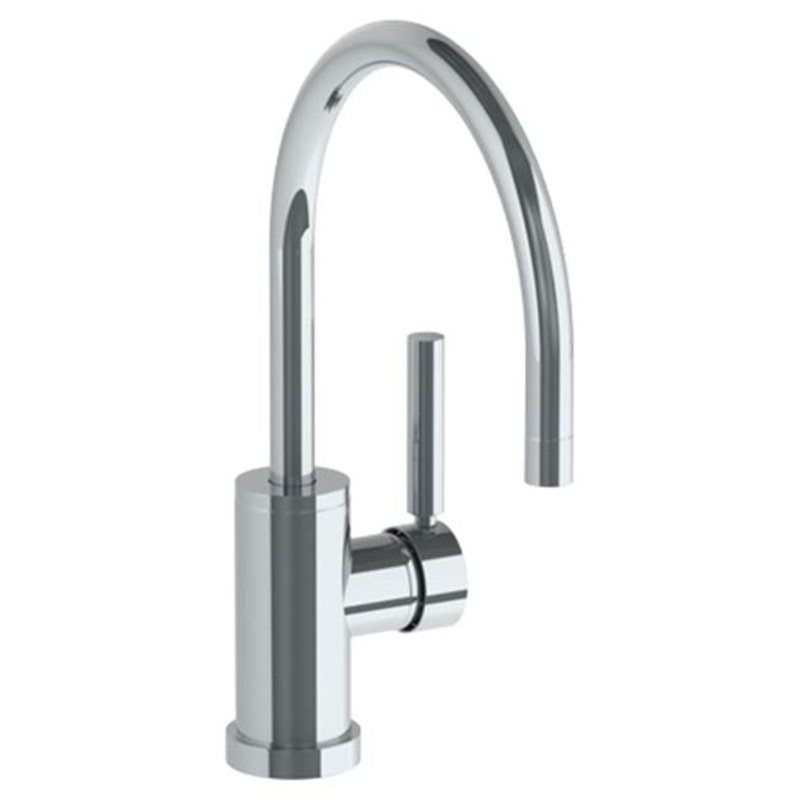 Watermark 23-7.3G-L8 Loft 2.0 Deck Mounted 1 Hole Gooseneck Kitchen Faucet