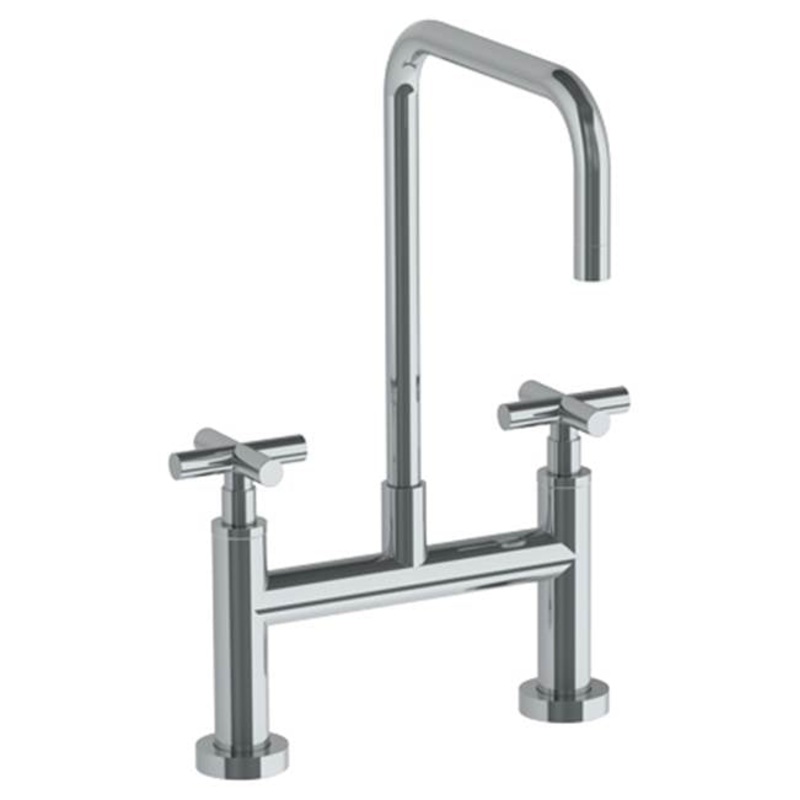 Watermark 23-7.5-L9 Loft 2.0 Deck Mounted Bridge Square Top Kitchen Faucet