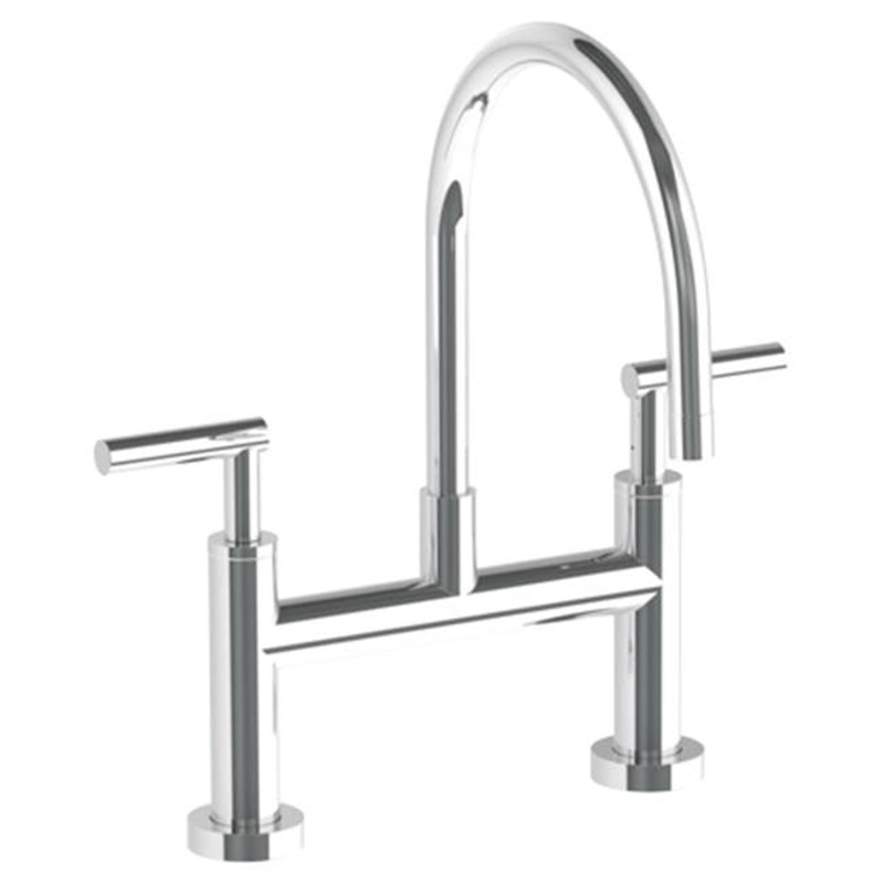 Watermark 23-7.5G-L8 Loft 2.0 Deck Mounted Bridge Gooseneck Kitchen Faucet