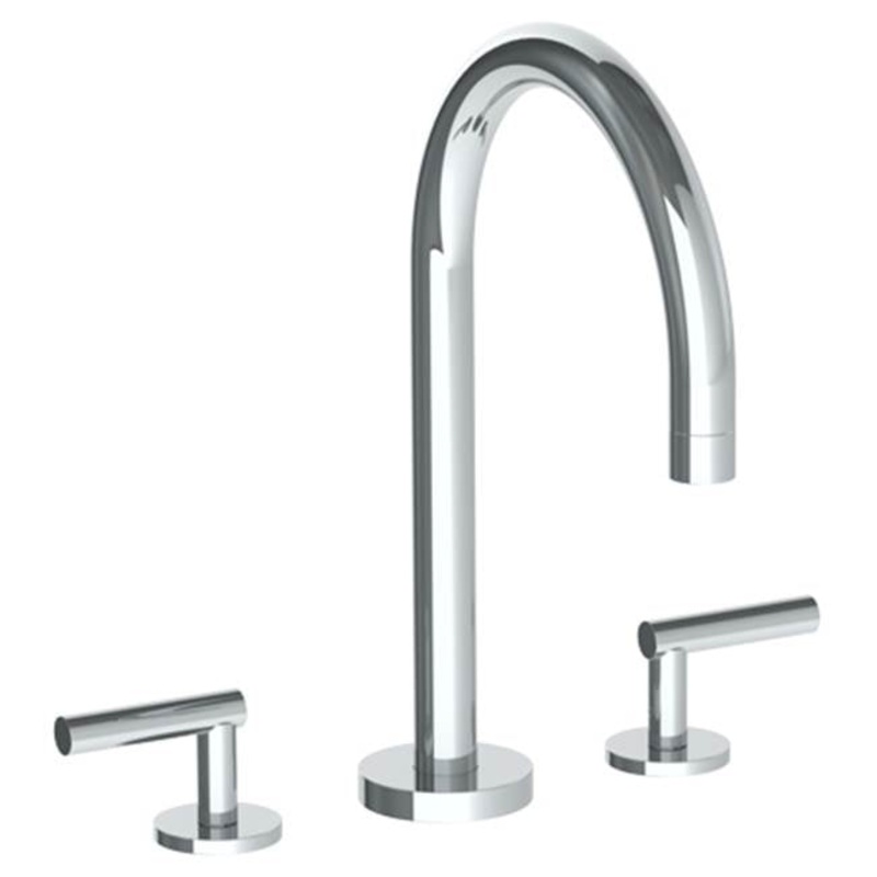 Watermark 23-8-L8 Loft 2.0 Deck Mounted 3 Hole Gooseneck Bath Set
