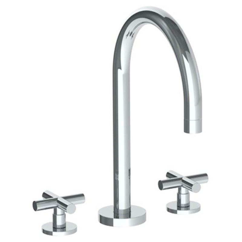 Watermark 23-8-L9 Loft 2.0 Deck Mounted 3 Hole Gooseneck Bath Set