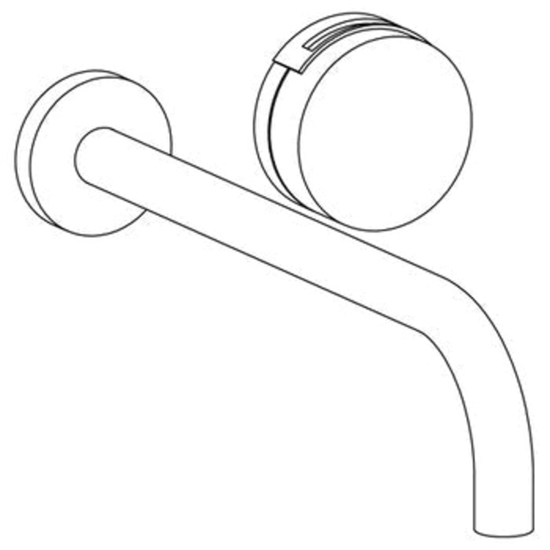 Watermark 21-1.2L-E1xx Elements Wall Mounted 2 Hole Lavatory Set With 11 7/8 Spout