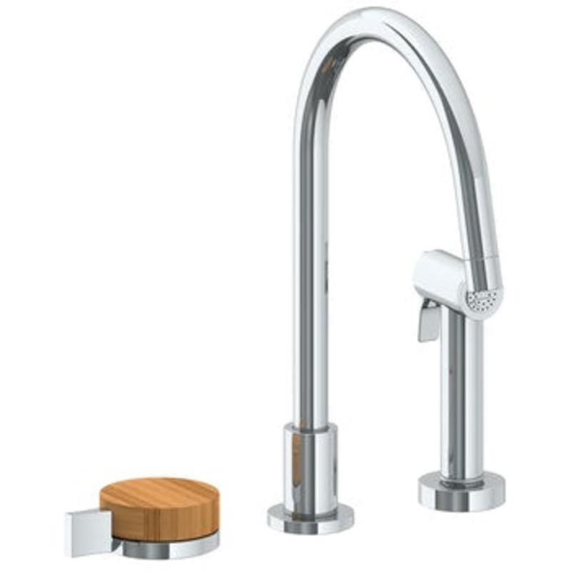 Watermark 21-7.1.3A-E3xx Elements Deck Mounted 3 Hole Kitchen Set – Includes Side Spray