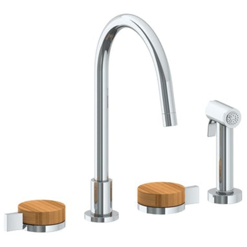 Watermark 21-7.1-E3xx Elements Deck Mounted 4 Hole Kitchen Set – Includes Side Spray