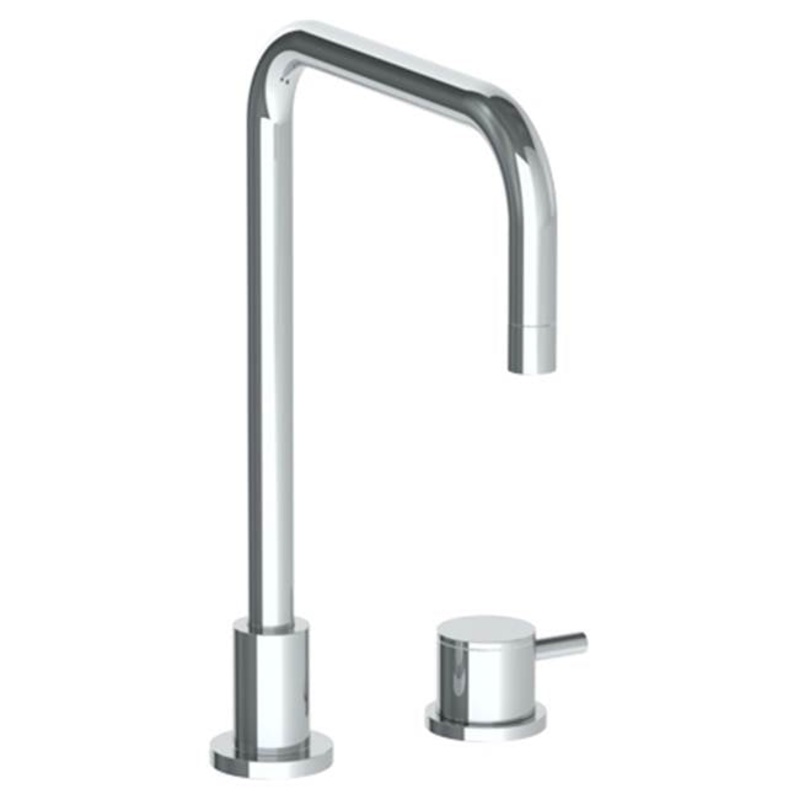 Watermark 22-7.1.3-TIB Titanium Deck Mounted 2 Hole Square Top Kitchen Faucet