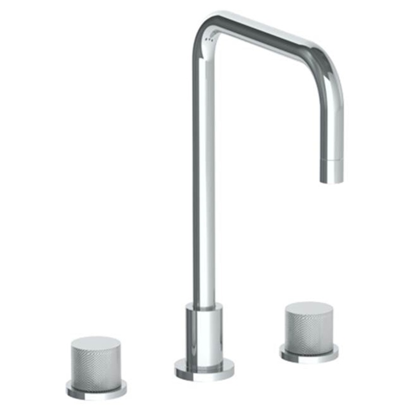 Watermark 22-7-TIA Titanium Deck Mounted 3 Hole Square Top Kitchen Faucet