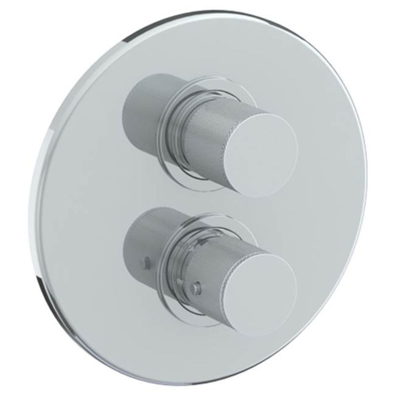 Watermark 22-T20-TIA Titanium Wall Mounted Thermostatic Shower Trim With Built-In Control 7-1/2 Diameter