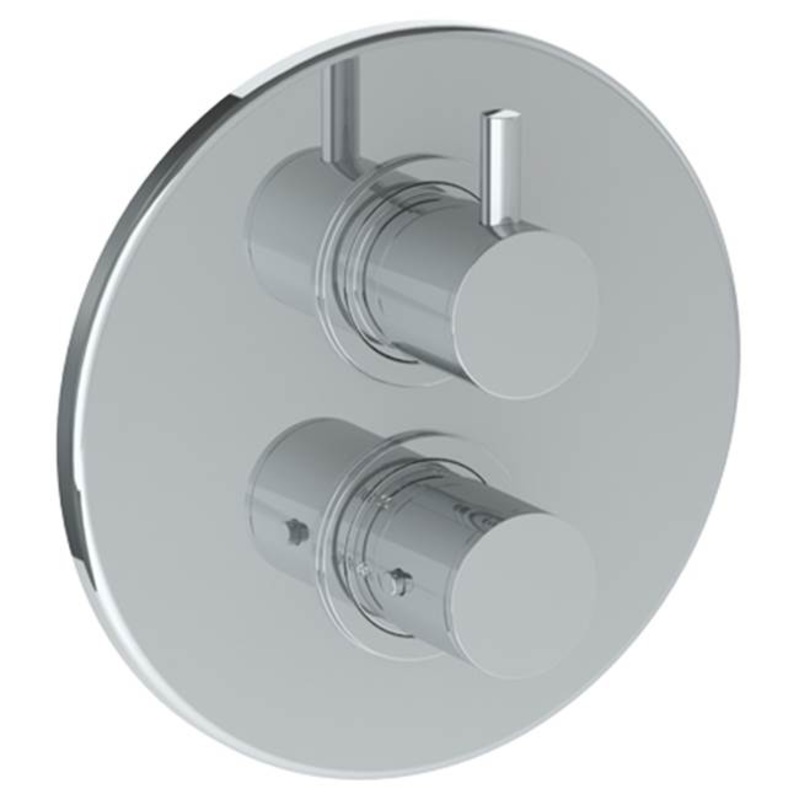 Watermark 22-T20-TIB Titanium Wall Mounted Thermostatic Shower Trim With Built-In Control 7-1/2 Diameter