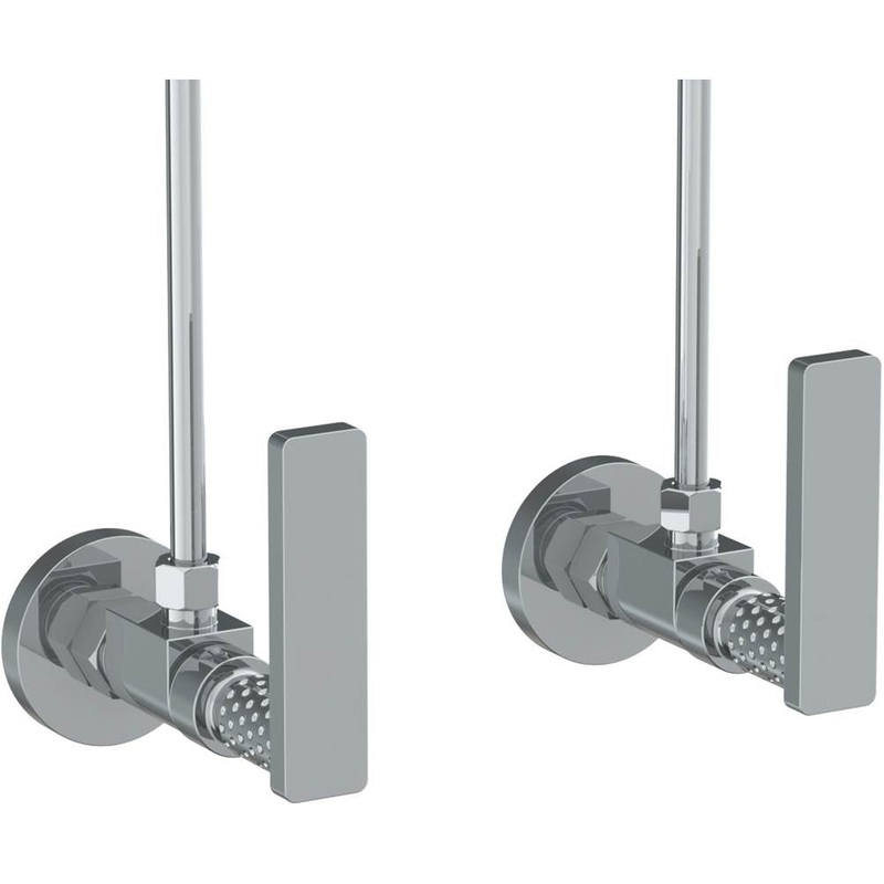 Watermark 71-MAS1-LLP5 Lily Lavatory Angle Stop Kit -1/2 Compression X 3/8 Od Compression