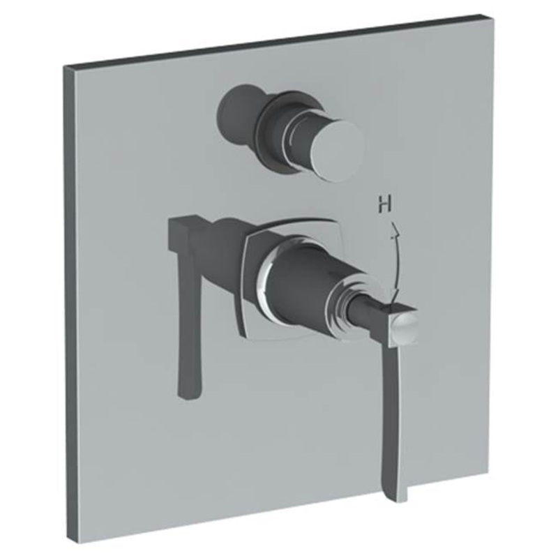 Watermark 115-P90-MZ5 H-Line Wall Mounted Pressure Balance Shower Trim With Diverter 7 Diameter