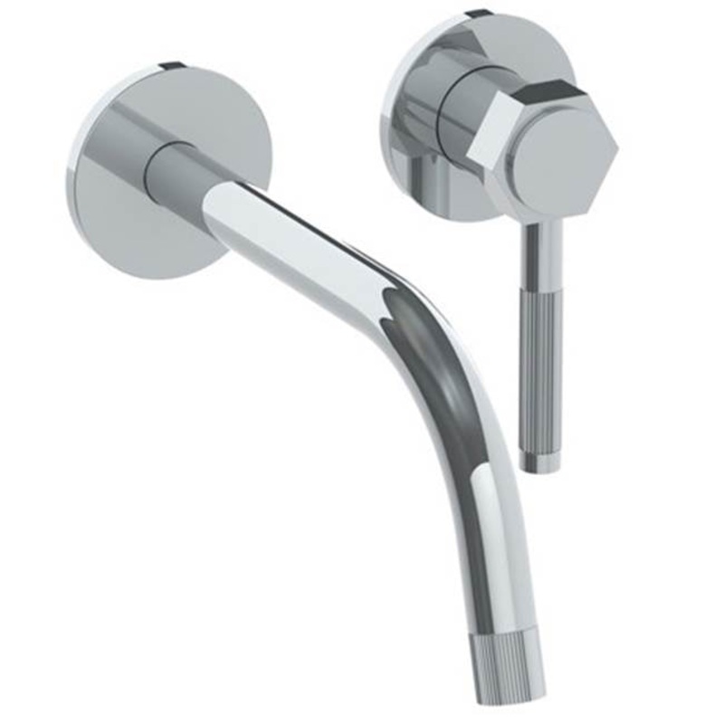 Watermark 111-1.2-SP4 Sutton Wall Mount 2 Hole Lavatory Set With 8-1/4 Spout