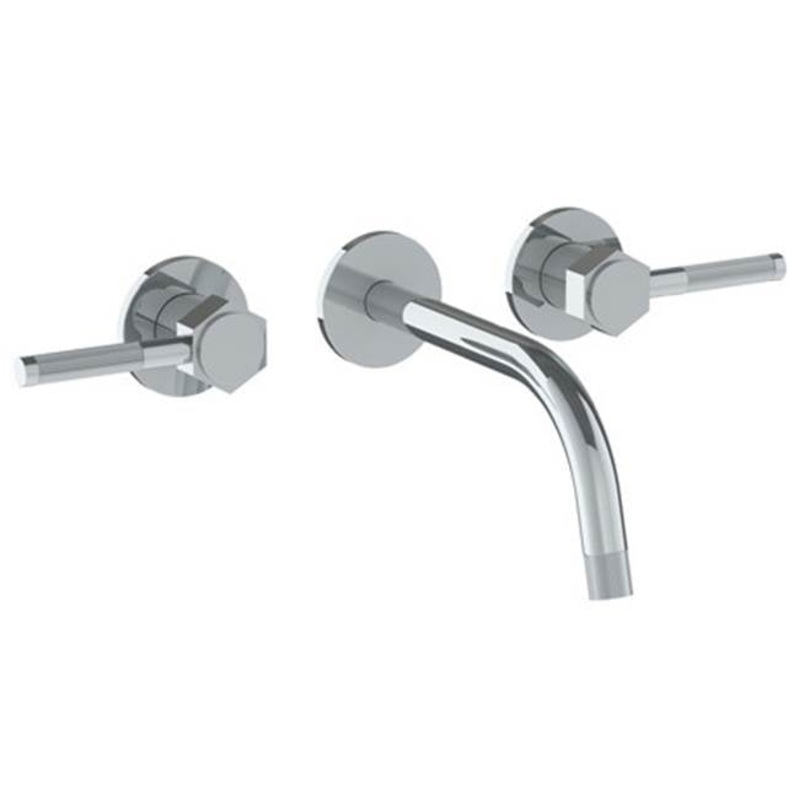 Watermark 111-2.2-SP4 Sutton Wall Mount 3 Hole Lavatory Set With 8-1/4 Spout