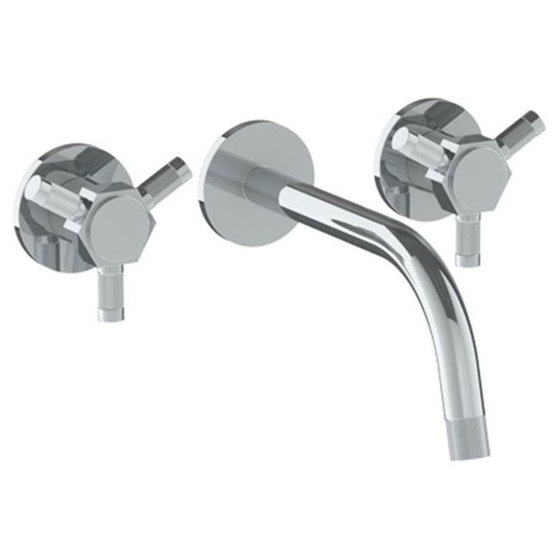 Watermark 111-2.2-SP5 Sutton Wall Mount 3 Hole Lavatory Set With 8-1/4 Spout