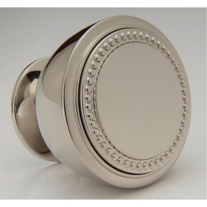 Water Street 8405E Decorative 1 – 1/2” Bead Font Knob – Engraved